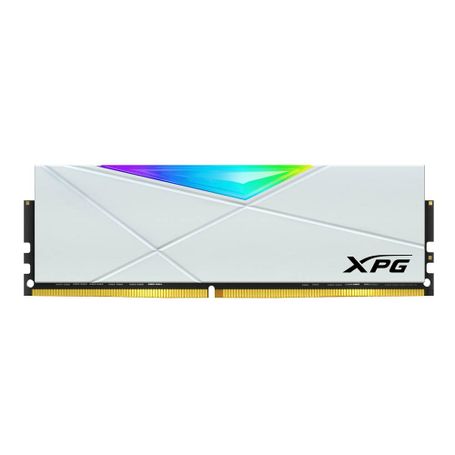 Memoria RAM ADATA XPG SPECTRIX D50 DDR4 16GB UDIMM 3200MHz con Iluminación RGB. Disipador BLANCO. NP. AX4U320016G16ASW50 NMG-30U