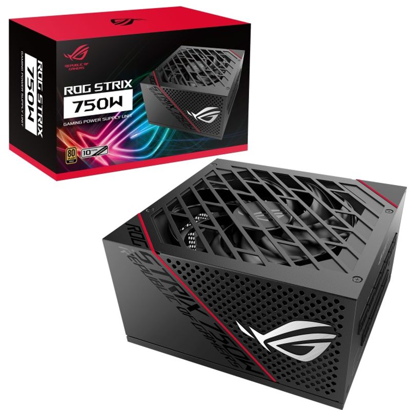 Fuente de Poder ASUS ROGSTRIX750G  Negro NMG-30U2