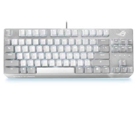 Teclado Gamer ASUS ROG Strix Scope NX TKL X806 RGB Teclado Mecánico Alámbrico Blanco NMG-30U2