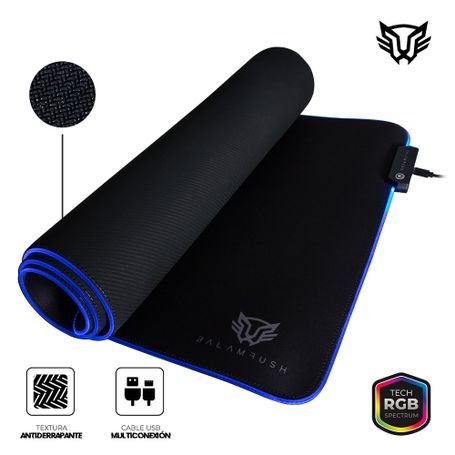 Mousepad Gamer BALAM RUSH USB 90x40x0.4 CM RGB 10 Modos Textil Antiderrape RAGNAROK MP980 NMG-30U2