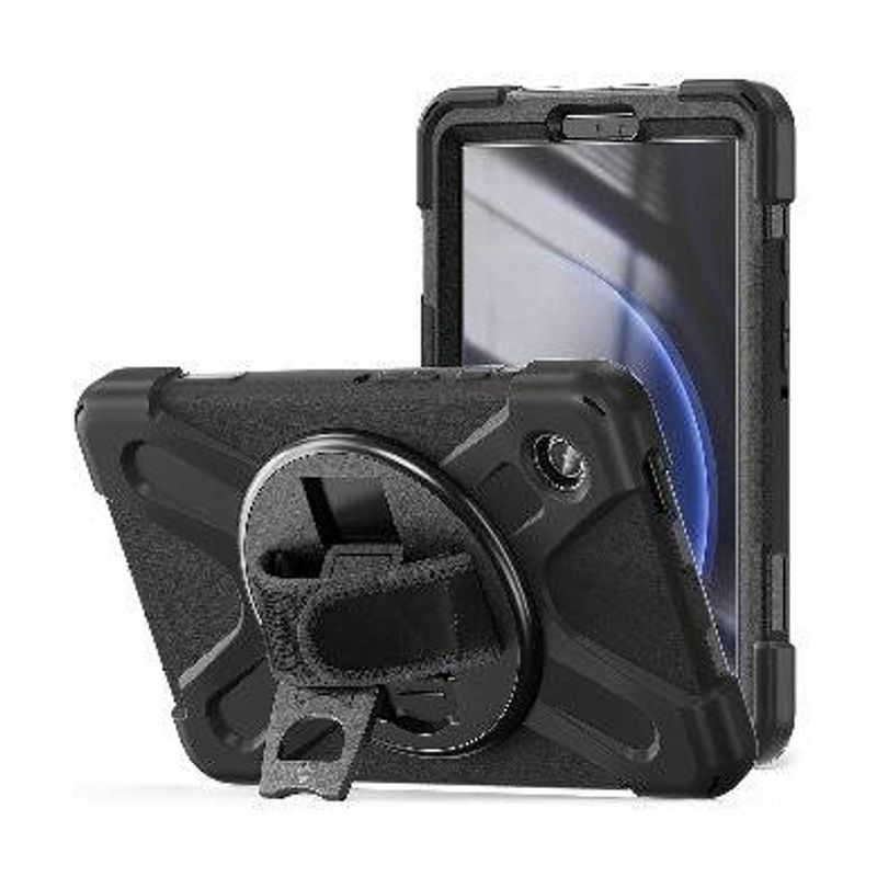 FUNDA PROTECTOR C/CORREA USO RUDO GIRO 360º  P/SAMSUNG GALAXY A9 8.7 PULGADAS C/MICA X110/115/117 BROBOTIX 6006597 NMG-30U2