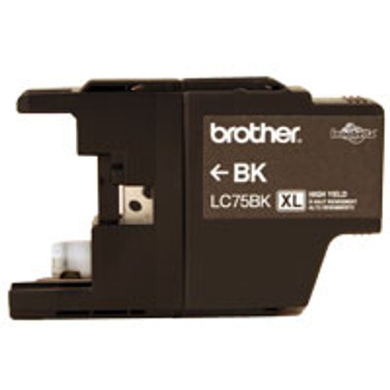 Cartucho BROTHER LC75BK Negro Inyección de tinta NMG-30U2