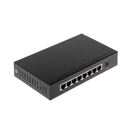 Dahua Pfs30088gt  Switch Gigabit De 8 Puertos No Administrable/ Capa 2/ 10/100/1000 Baset/ Carcasa Metalica/ Switching 16g/ Tasa