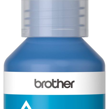 Botella de tinta Brother BTD100C cian rendimiento aproximado 5000 páginas compatible con DCPT230 DCPT530DW DCPT730DW MFCT930DW N