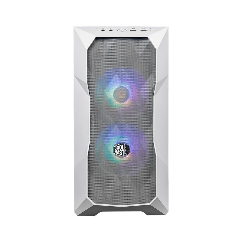 Gabinete COOLER MASTER  TD300WGNNS00 Mesh Mini Tower con Ventana ARGB tarjetas madre soportadas MicroITX MiniITX  NMG-30U2