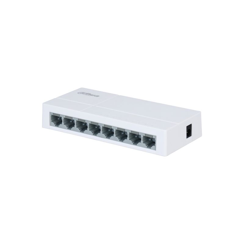 DHPFS30088ETL Switch para Escritorio 8 Puertos Fast Ethernet 10/100 Capa 2 switching 1.6 Gbps Velocidad de Reenvio de Paquetes 1