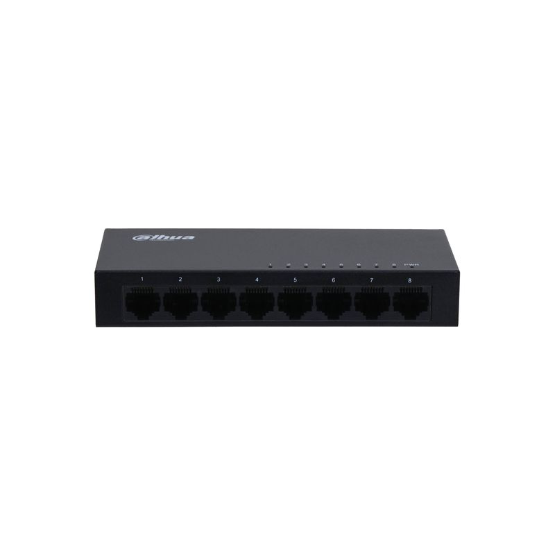 DAHUA PFS30088GT Switch Gigabit de 8 Puertos No Administrable Capa 2 10/100/1000 BaseT Carcasa Metalica Switching 16G NMG-30U2