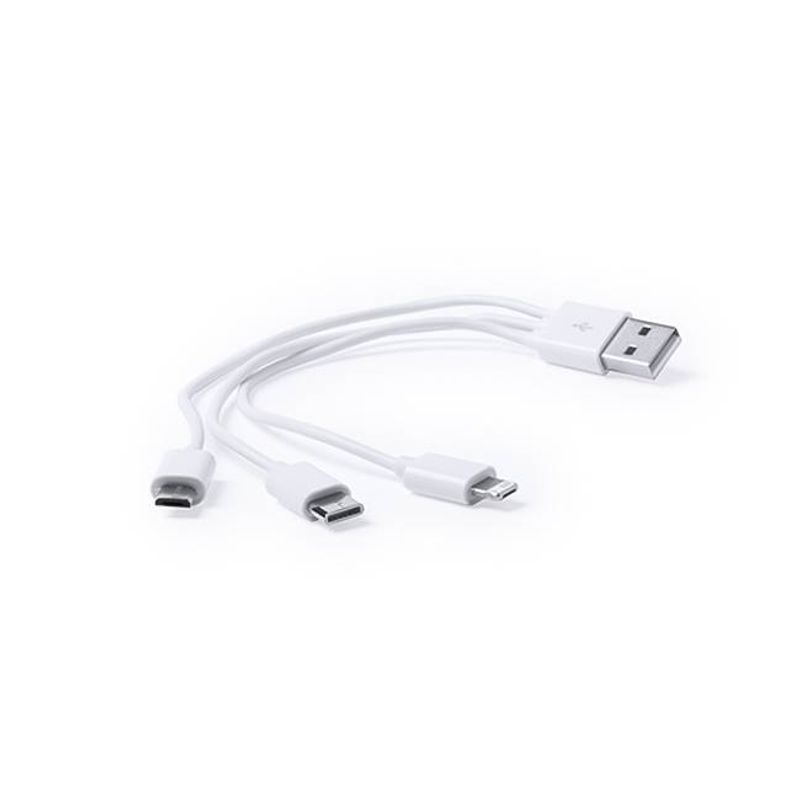 Cable 3 en 1 . 1 metro de largo . Con entrada USB A USB C y MICRO USB DBG3.1 NMG-30U2