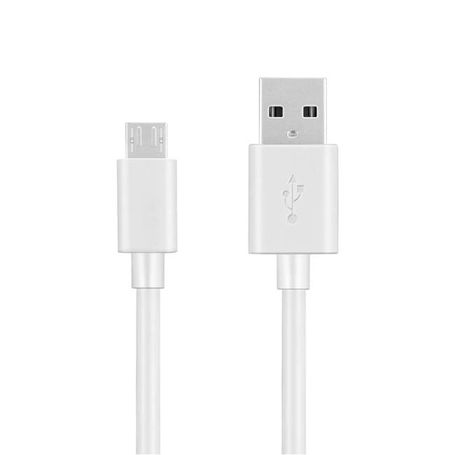 Cable USB A a MICRO USB V8 color blanco. 1 metro de largo. Alta resistencia de materiales y carga rápida DBGUSBMB NMG-30U2