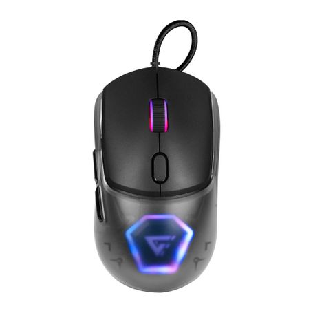 MOUSE GAME FACTOR MOG530BK CARCASAS INTERCAMBIABLES PIXART 3327 12000 DPI RGB USB NEGRO NMG-30U2