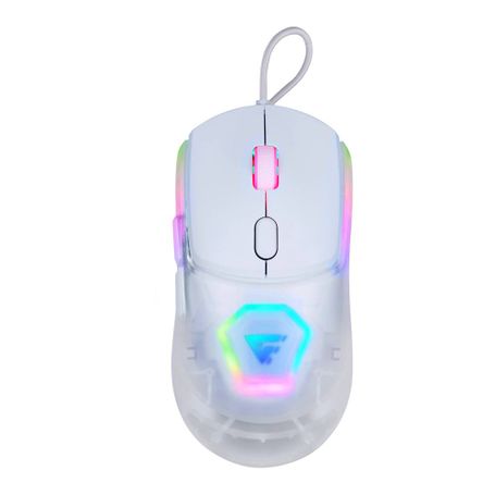 MOUSE GAME FACTOR MOG530WH CARCASAS INTERCAMBIABLES PIXART 3327 12000 DPI RGB USB BLANCO NMG-30U2