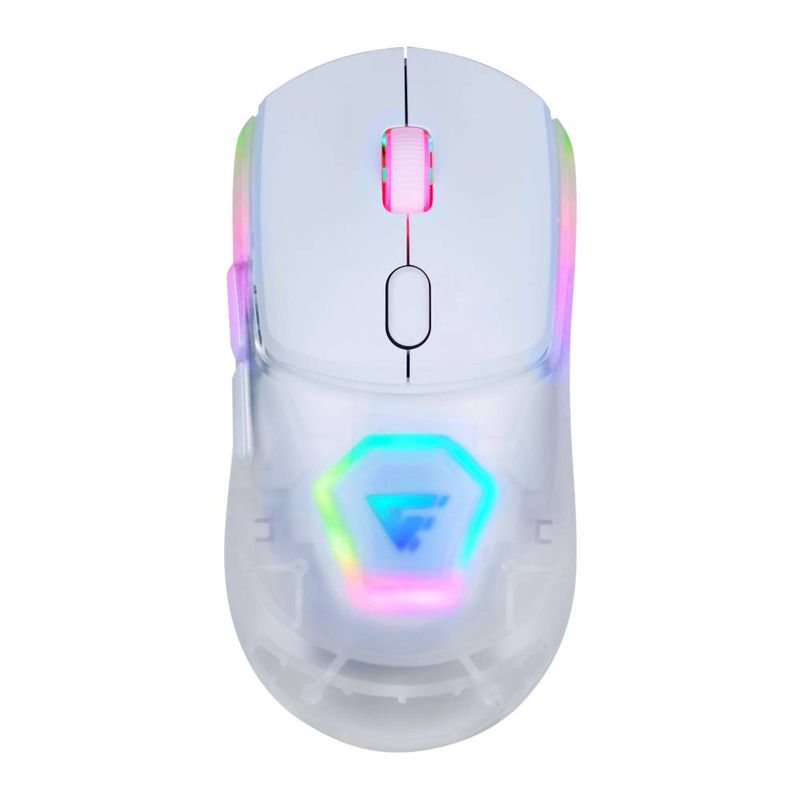 MOUSE GAME FACTOR MOW700WH CARCASAS INTERCAMBIABLES 2.4GBT PIXART 3395 26000 DPI RGB BLANCO NMG-30U2