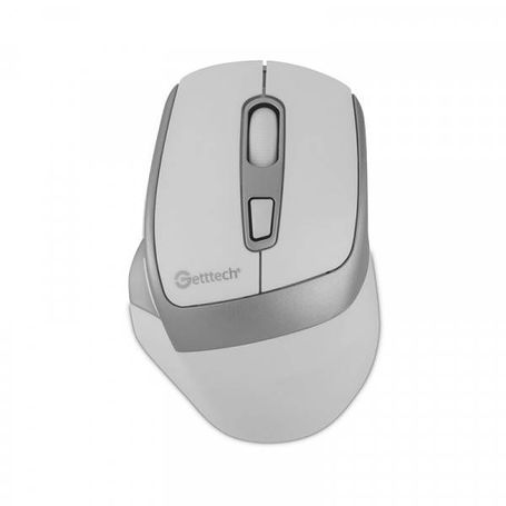 GETTTECH MOUSE INALAMBRICO PARA OFI 6D SENSOR 725F ILUMINACION RGB CUSTOM 7200 DPI 5 BOTON 1 SCROLL CONECTIVIDAD DUAL BLANCO GRI