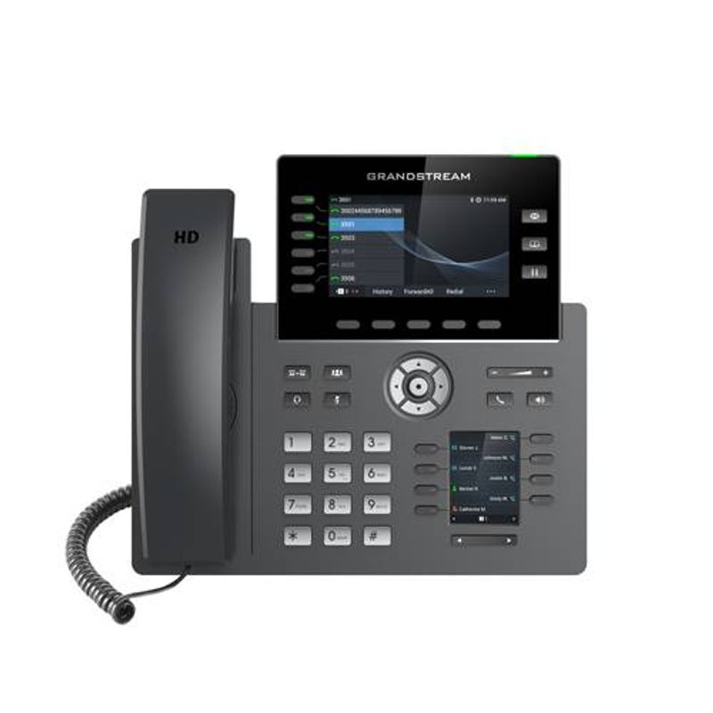 Teléfono IP grado operador de 6 lineas con 6 cuentas SIP WiFi Dos pantallas LCD Bluetooth  GDMS Gigabit con Poe NMG-30U2