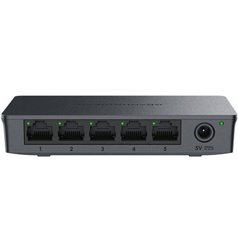 Switch No Administrable de 5 puertos Gigabit compatible con GWN Cloud  carcasa de plástico NMG-30U2