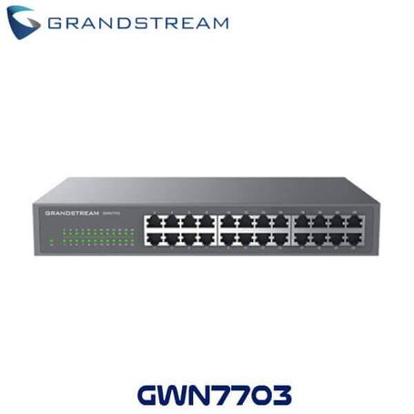 Switch No Administrable de 24 puertos Gigabit compatible con GWN Cloud  carcasa de metal NMG-30U2