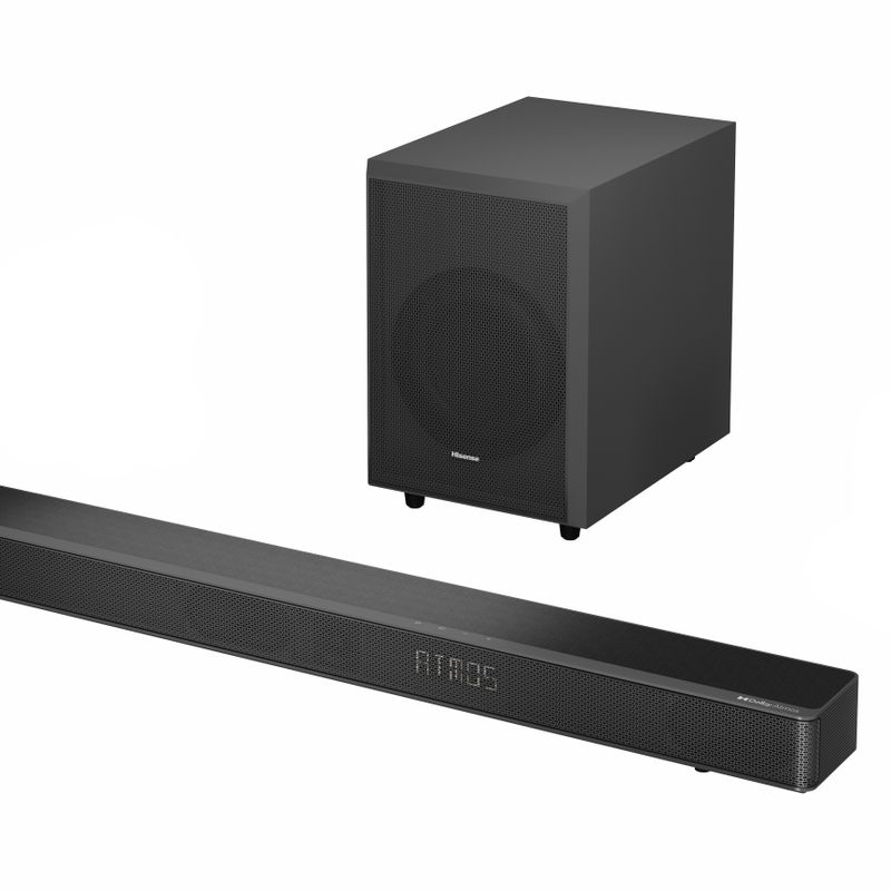 Barra de Sonido Hisense AX3120G Subwoofer Inalámbrico Channels 3.1.2 NMG-30U2