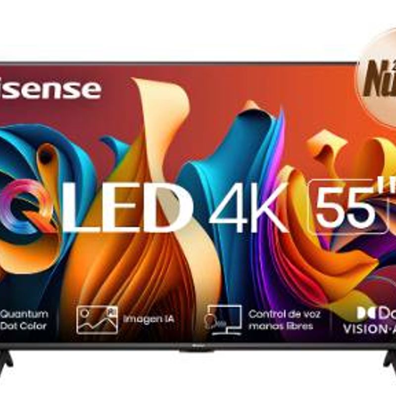 Televisor Hisense 55QD6N 55 pulgadas LED 4K UHD 3840 x 2160 Pixeles QLED GOOGLE SMART TV NMG-30U2