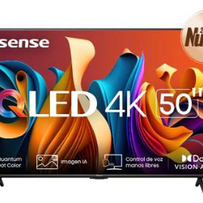 Televisor Hisense 50QD6N 50 pulgadas QLED QUANTUM DOT 4K UHD 3840 x 2160 Pixeles GOOGLE SMART TV NMG-30U2