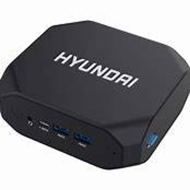 Ordenador sobremesa Hyundai  Intel Core i3 10ma generación i310110U  8 GB RAM DDR SDRAM  256 GB M.2 SSD  Mini PC  Negro NMG-30U2