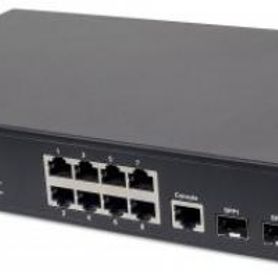 switch intellinet  administrable gigabit ethernet de 8 puertos poe con 2 puertos