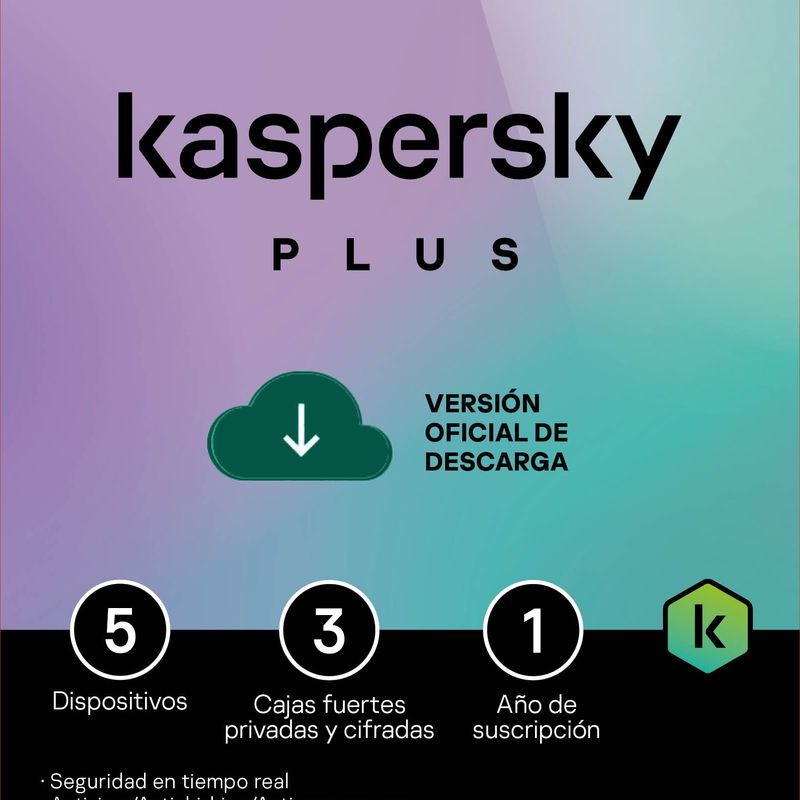 Kaspersky Plus 5 Dispositivos 1 Ano (Internet Security) NMG-30U2