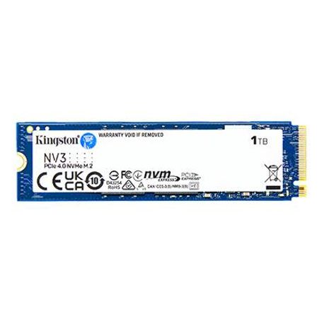 UNIDAD DE ESTADO SOLIDO KINGSTON NV3 1TB M.2 2280 NVME PCIE GEN 4X4 R.6000MB/S W.4000MB/S NMG-30U2