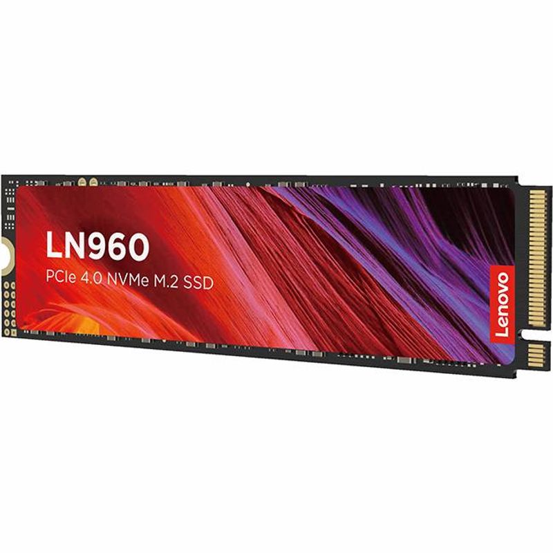 Almacenamiento SSD M.2 2280 Lenovo 4TB LN960 / PCIe 4.0 NVMe / hasta 7400 MB/s de lectura y hasta 6500 MB/s de escritura compati