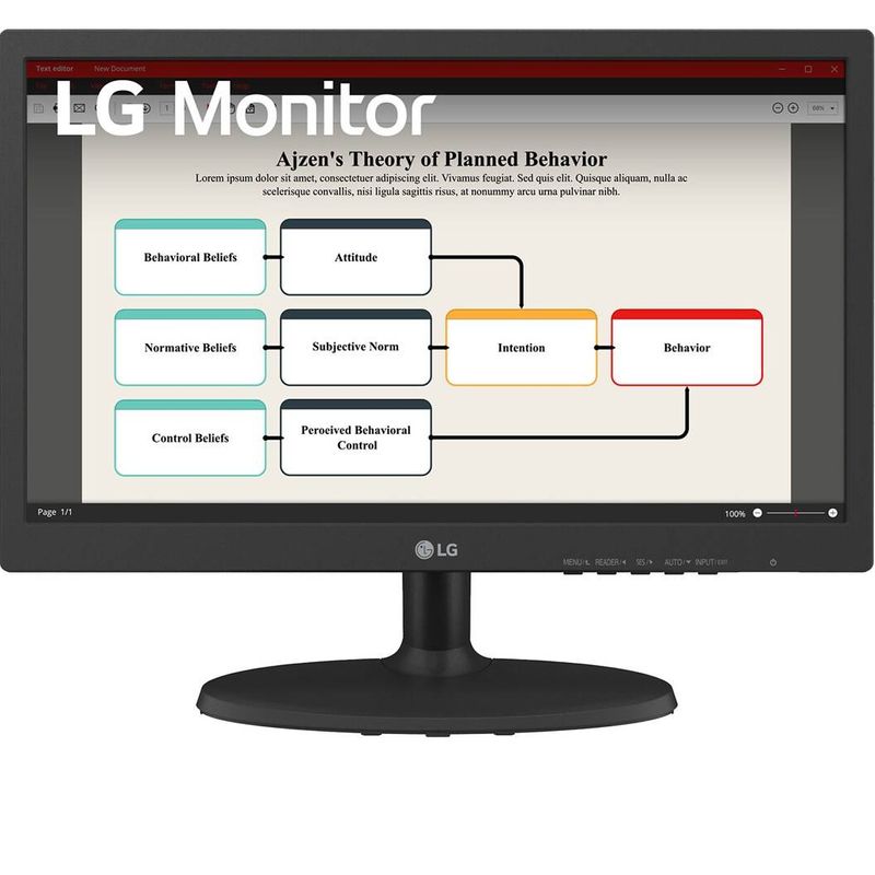 MONITOR LG 18.5 pulgadas 19BA300 HD NMG-30U2