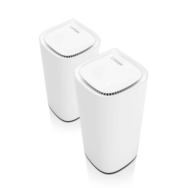 Linksys Velop Pro 6E MX6202 Pack de 2 routers TriBand Mesh WiFi 6E AX5400 (2400  2400  600 Mbit/s) NMG-30U2