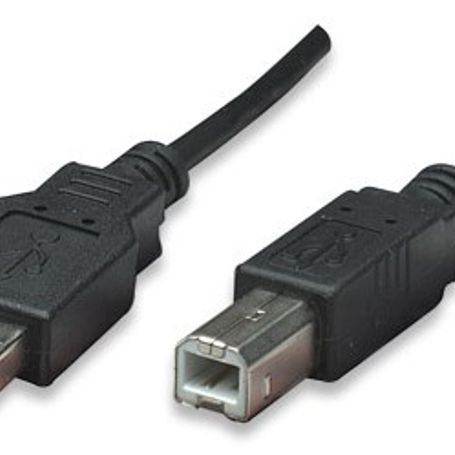 Cable USB MANHATTAN 374507 USB 05 m Negro NMG-30U2