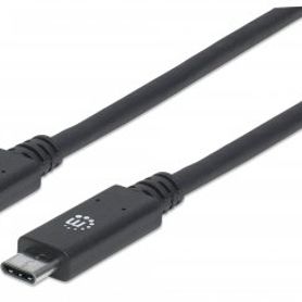 cable usb tipo c manhattan usbc macho a usbc macho