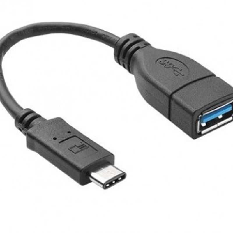 Cable USB V3.0 Tipo C OTG BROBOTIX 053161 USB C USB A Negro TL1 