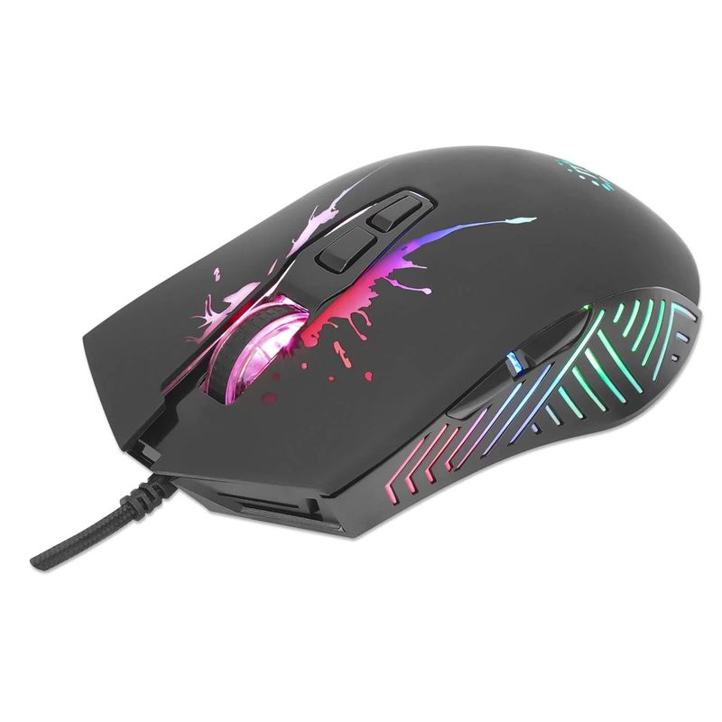 Mouse Gaming  MANHATTAN 190220 USB Óptico 7200 DPI NMG-30U2