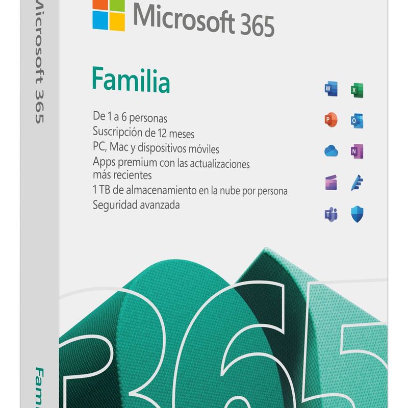  MICROSOFT 365 FAMILY LICENCIA 6GQ01953 NMG-30U2