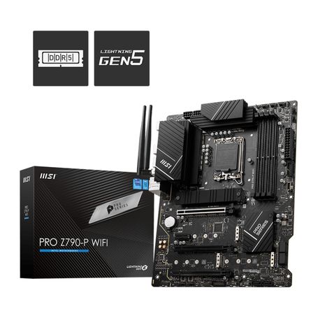 Motherboard MSI PRO Z790P WIFI Intel Chipset  Socket LGA1700 NMG-30U2