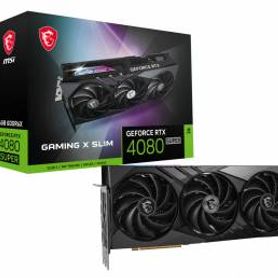 tarjetas de video msi rtx 4080 super 16g gaming x slim