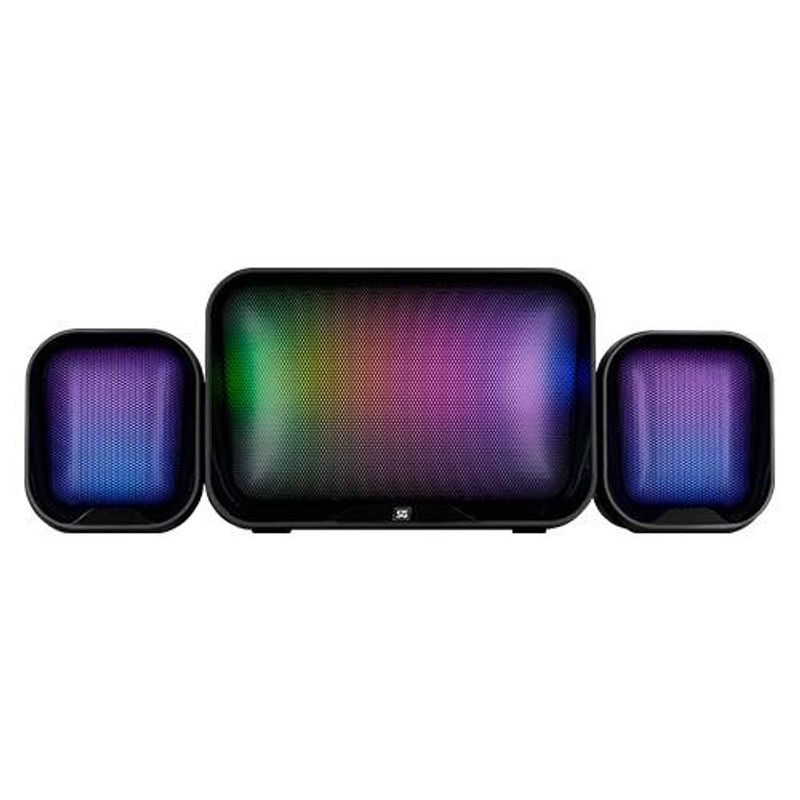 BOCINAS VORAGO  START THE GAME SPK255 2.1 USB/3.5MM 3W2  10W SUBWOOFER RGB 6005460