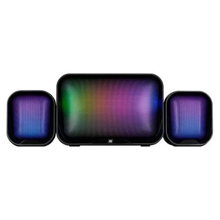 BOCINAS VORAGO  START THE GAME SPK255 2.1 USB/3.5MM 3W2  10W SUBWOOFER RGB 6005460