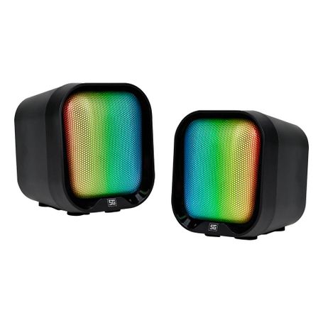 Bocina Vorago SPK109 8 modos de iluminación RGB Tamano compacto con 2W RMS cada bocina 6005460