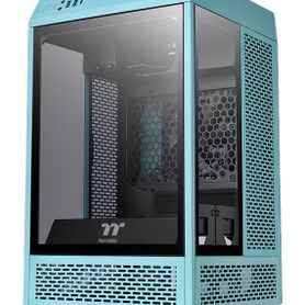 gabinete  thermaltake the tower 100 turquoise mini chassi