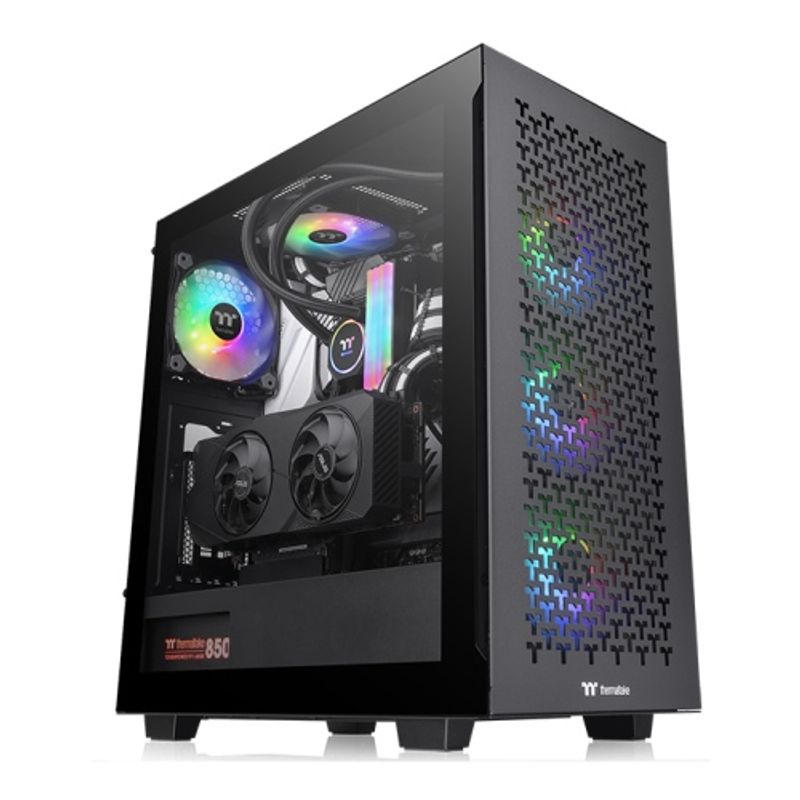 Gabinete  THERMALTAKE V350 TG ARGB AIR MidiTower Gabinete ATX Micro ATX y MiniITX Negro 6005460