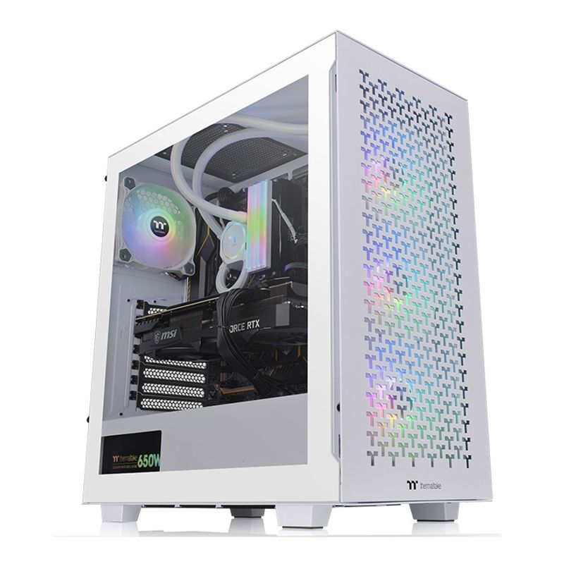 Gabinete  THERMALTAKE V350 TG ARGB AIR MidTorre Gabinete ATX Micro ATX y MiniITX Color blanco 6005460