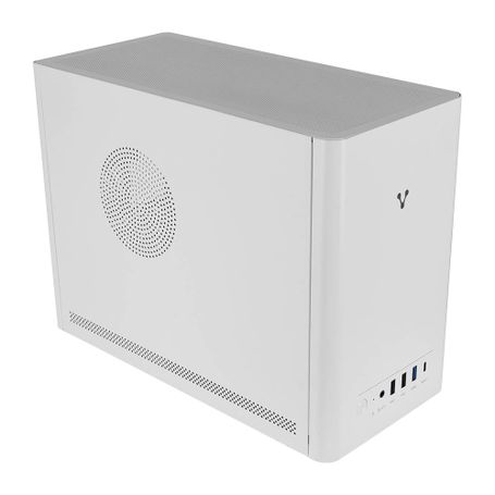 GABINETE VORAGO GAB210 MINITORRE Micro ATX / ITX 2xUSB 2.0 1xUSB 3.0 1xTIPO C 5OOW BLANCO 6005460