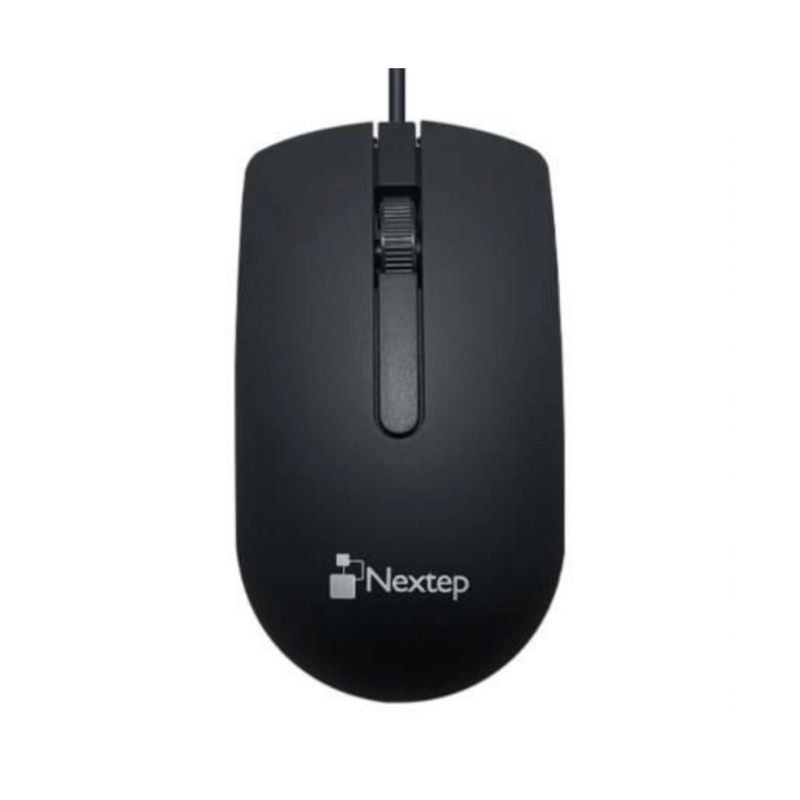 Mouse Nextep Alámbrico USB NE414 1000 dpi Color Negro 3 botones USB 6005460