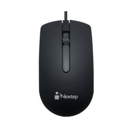 Mouse Nextep Alámbrico USB NE414 1000 dpi Color Negro 3 botones USB 6005460