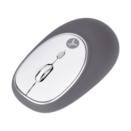 Mouse Inalámbrico de gel  Jelly  Mate Grey Techzone TZACMOI16 1200DPI  con bateria AAA incluida 3 botones con alcance de 10 m 60