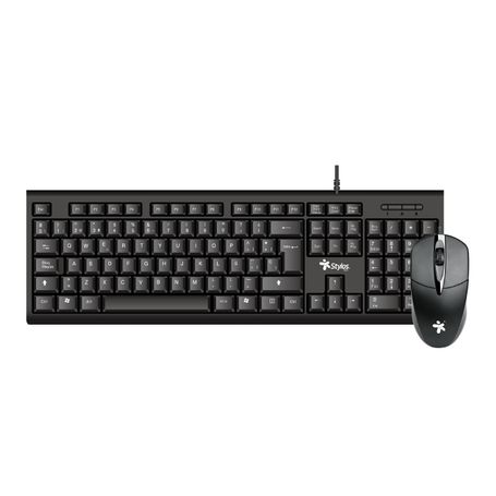 kit de teclado y mouse  stylos stpktm4b