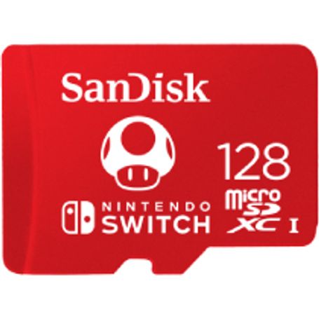 memoria micro sdxc 128gb para nintendo switch sandisk uhsi c10