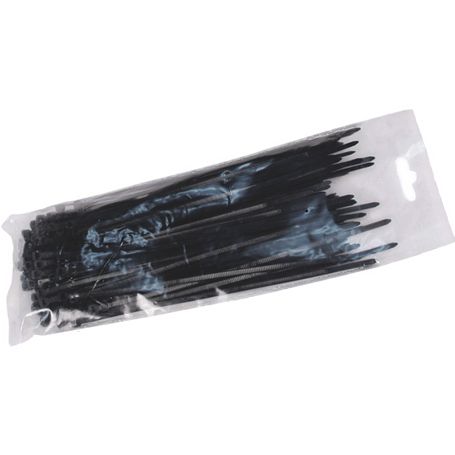 Saxxon Cn36x150bk  Cincho Sujetacable/ 3.6  Mm X 150  Mm/ Negro/ Bolsa Con 100 Piezas / Nylon